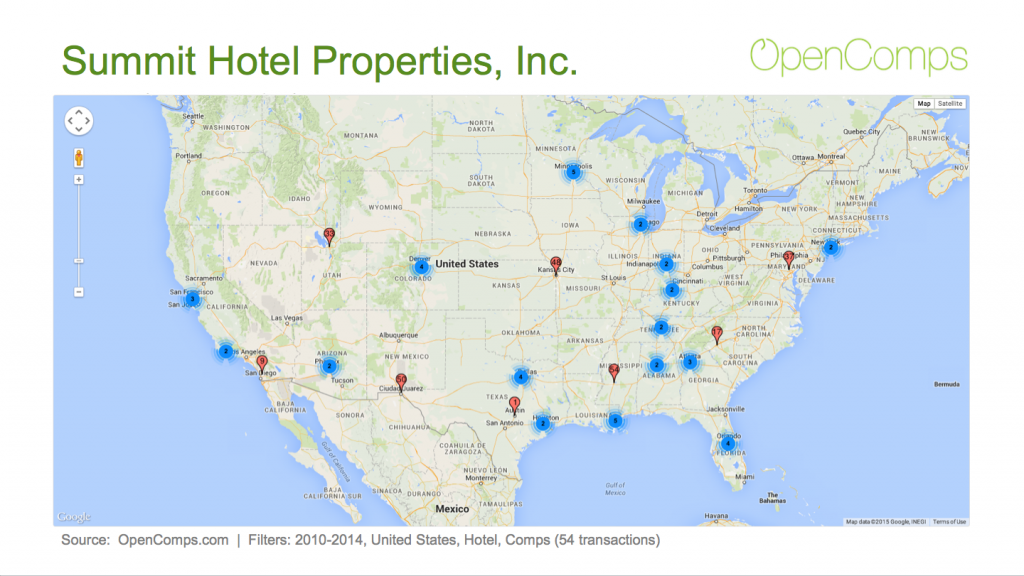 2010-2014 Summit Hotel Properties